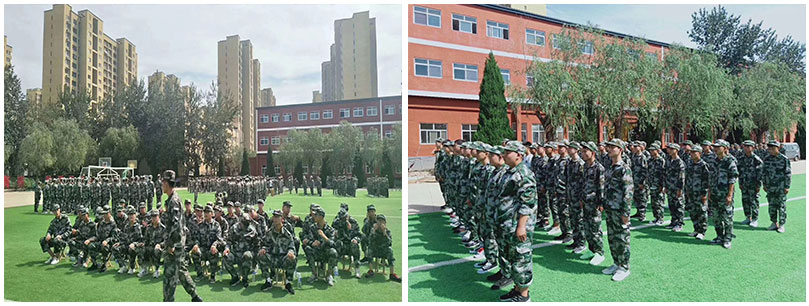 2019年石家庄铁路技校新生军训 学校图片 第3张