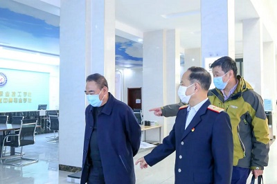 石家庄铁路技校疫情防控检查 开学倒计时省人社厅来我校检查疫情防控 铁路学校 第1张