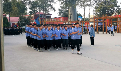 石家庄铁路学校跑操 石家庄铁路职业技工学校跑操比赛 学校图片 第2张