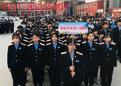 石家庄铁路学校四校区比赛 石家庄铁路学校四校区跑操决赛开始 学校图片 第1张