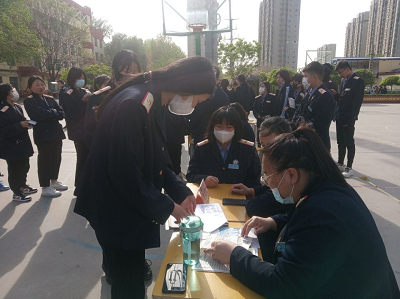 石家庄铁路技校 石家庄铁路学校2021春学生会纳新现场 学校图片 第2张