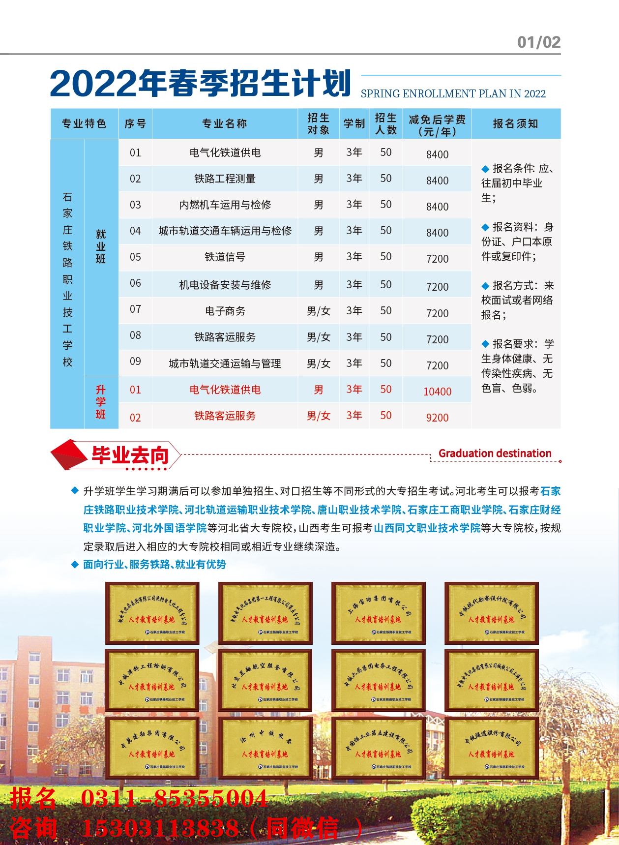 石家庄铁路职业技工学校2022春季招生简章(图） 石家庄铁路职业技工学校2022春季招生简章(图） 学校图片 第3张
