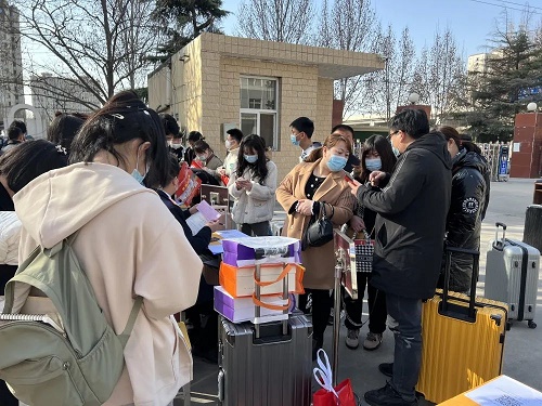 石家庄新铁职业高中2022春开学现场 石家庄新铁轨道交通学校2022春开学现场 招生信息 第3张