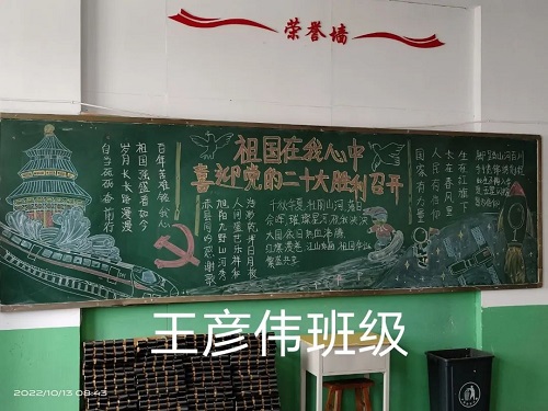 石家庄铁路学校二十大主题板报展示 石家庄铁路学校二十大主题板报展示 学校图片 第2张